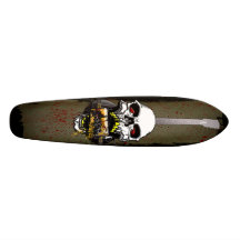 Essington Skates Guitar Skull Skate Deck