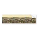 Esslingen seen from Dreikaiserfallsen, Black Fores Bumper Sticker