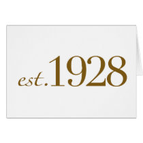 Est 1928 cards by worldsfair Est 1928 cards