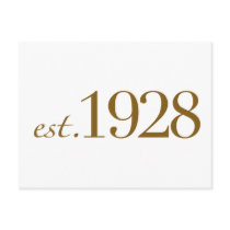 Est 1928 post cards