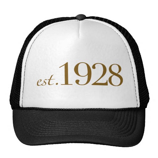 Est 1928 trucker hats