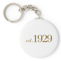 Est 1929 key chain