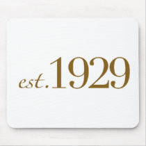 Est 1929 mouse mats