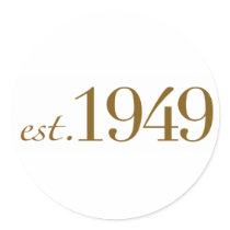 Est 1949 stickers