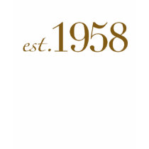 Est 1958 t-shirts