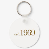Est 1969 keychains