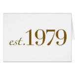 Est 1979 cards