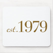 Est 1979 mouse mat