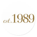 Est 1989 stickers by worldsfair Est 1989 stickers