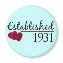 Established 1931 magnets by smallhandsdesigns Established 1931 magnets