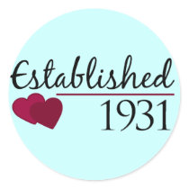 Established 1931 stickers