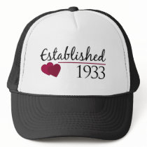 Established 1933 hats by smallhandsdesigns Established 1933 hats