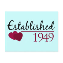 Established 1949 post cards
