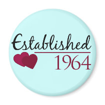 Established 1964 magnets by smallhandsdesigns Established 1964 magnets