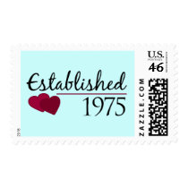 Established 1975 postage stamp