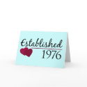 Established 1976 cards by smallhandsdesigns Established 1976 cards