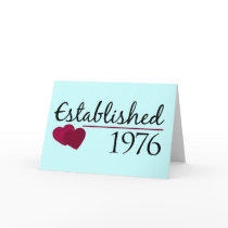 Established 1976 cards by smallhandsdesigns Established 1976 cards