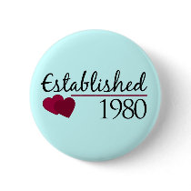 Established 1980 buttons