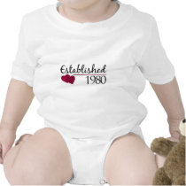 Established 1980 t-shirts