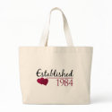 Established 1984 bags by smallhandsdesigns Established 1984 bags