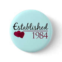 Established 1984 buttons by smallhandsdesigns Established 1984 buttons