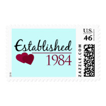 Established 1984 postage