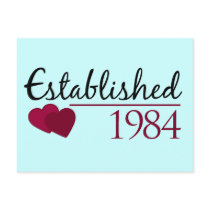 Established 1984 postcards by smallhandsdesigns Established 1984 postcards