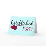 Established 1989 greeting cards