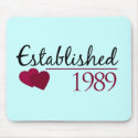 Established 1989 mousepads by smallhandsdesigns Established 1989 mousepads