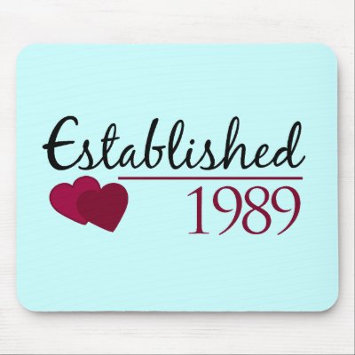 Established 1989 mouse pad by smallhandsdesigns