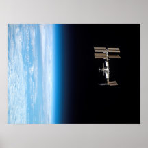 Estación espacial internacional poster