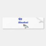 Estado de Alaska Pegatina De Parachoque