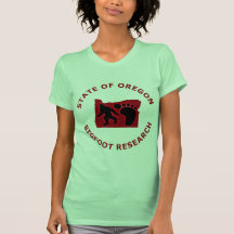 Estado de la investigación de Oregon Bigfoot Camiseta