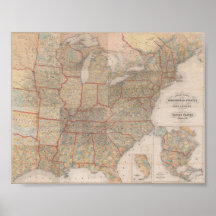Estados Unidos de Calvin Smith Calvin Smith 1845 Posters