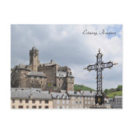 Estaing, France postcard postcard