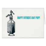 ¡Estallido feliz del día de padre! tarjetas