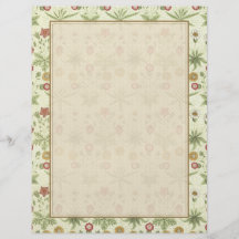 Estampado de flores del país del vintage tarjeton