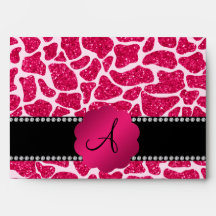 Estampado de girafa del brillo de las rosas fuerte