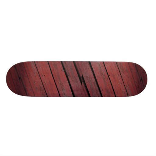 Estantes de madera pintados hermosos tablas de skate
