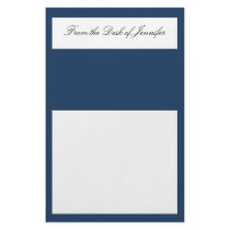 Estate Collection Stationery in Marine Blue