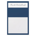 Estate Collection Stationery in Marine Blue