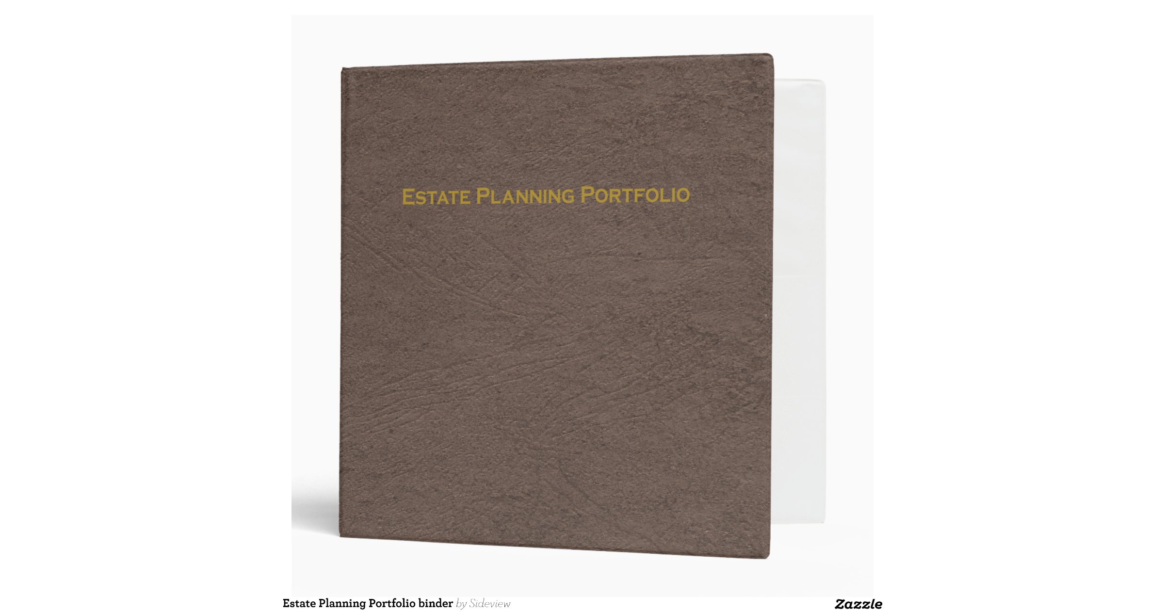 Estate Planning Portfolio binder Zazzle