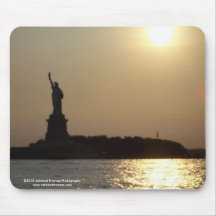 Estatua de la libertad Mousepad Alfombrillas De Raton