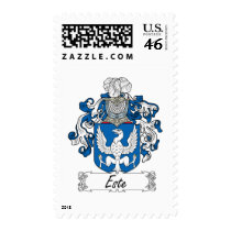 Este Family Crest postage
