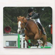 Estera del ratón de Showjumper Tapetes De Raton
