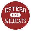 Estero - Wildcats - High School - Estero Florida stickers