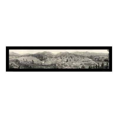 Estes Park Village, CO Photo 1919 Poster by lc_panoramicphotos
