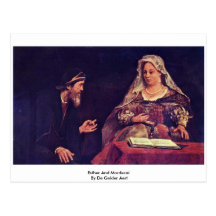 Esther And Mordecai By De Gelder Aert Post Card
