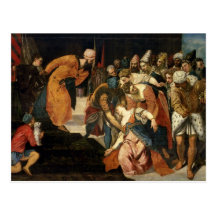 Esther before Ahasuerus, 1548 Postcard