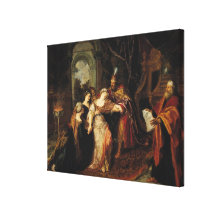 Esther before Ahasuerus, before 1697 Stretched Canvas Print